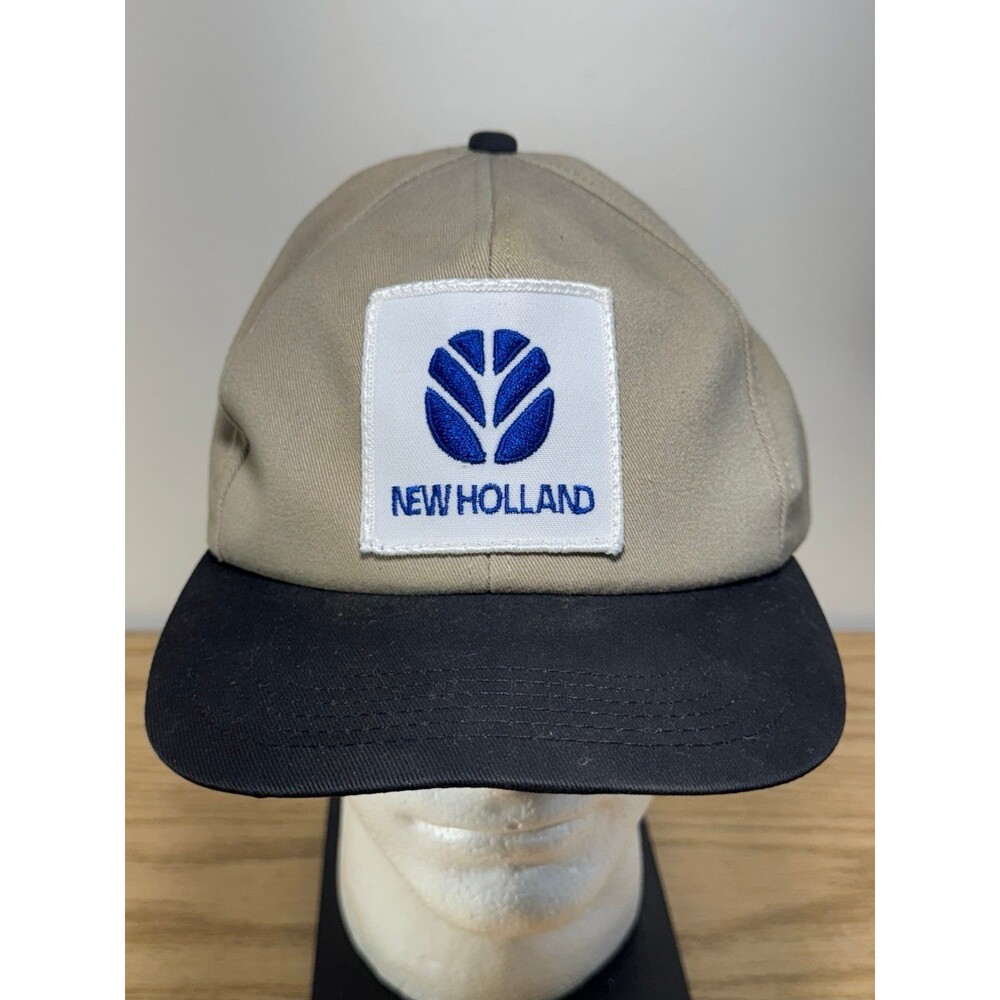 Vintage New Holland Patch Trucker Farm‎ Snapback Hat K-Products USA